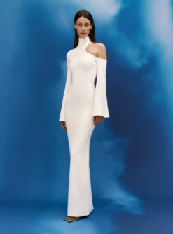 The Rosetta Maxi Dress In Cream