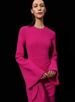 The Nahla Top In Fuchsia