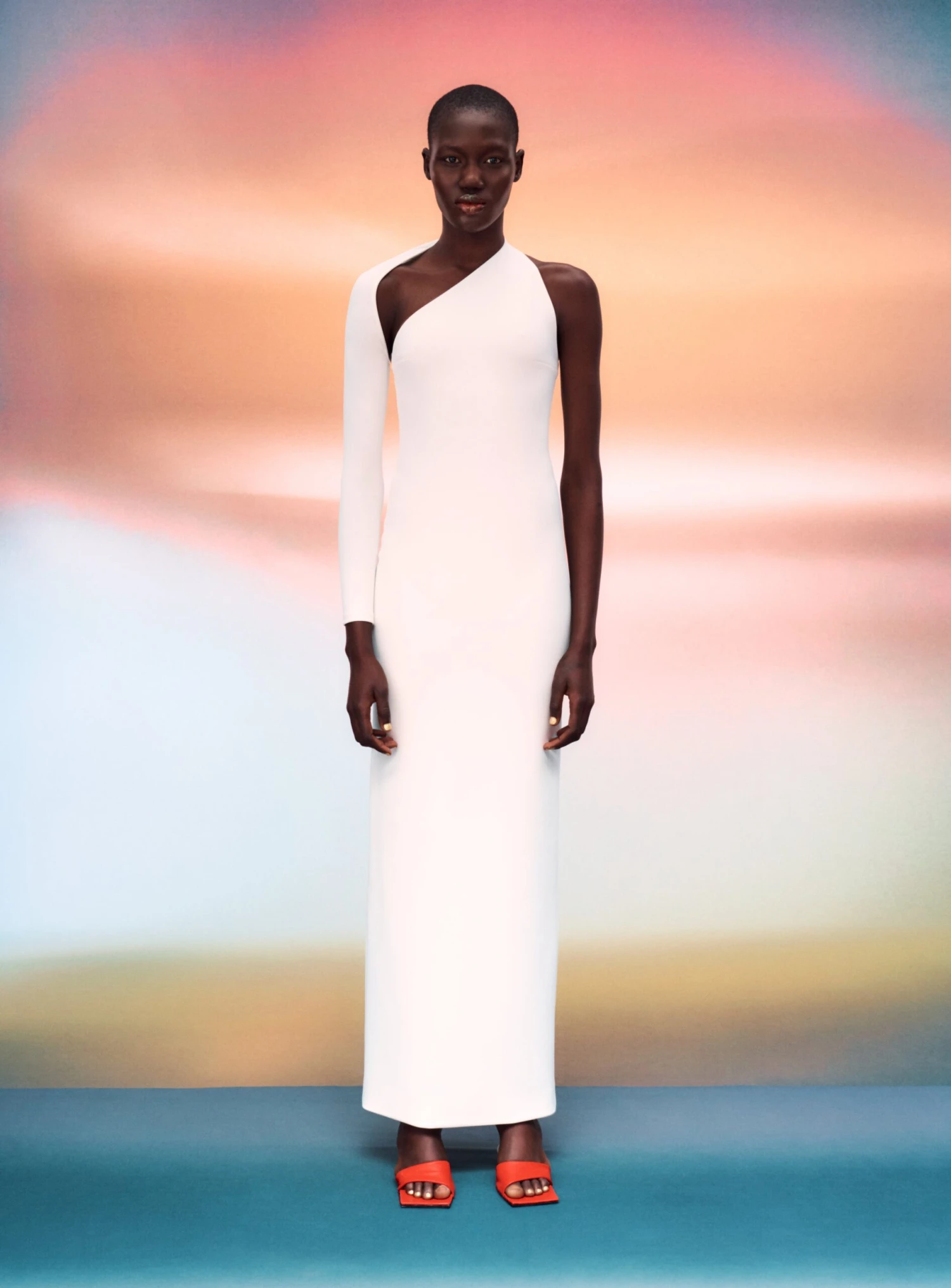 The Saren Maxi Dress In Cream 1 The Saren Maxi Dress In Cream