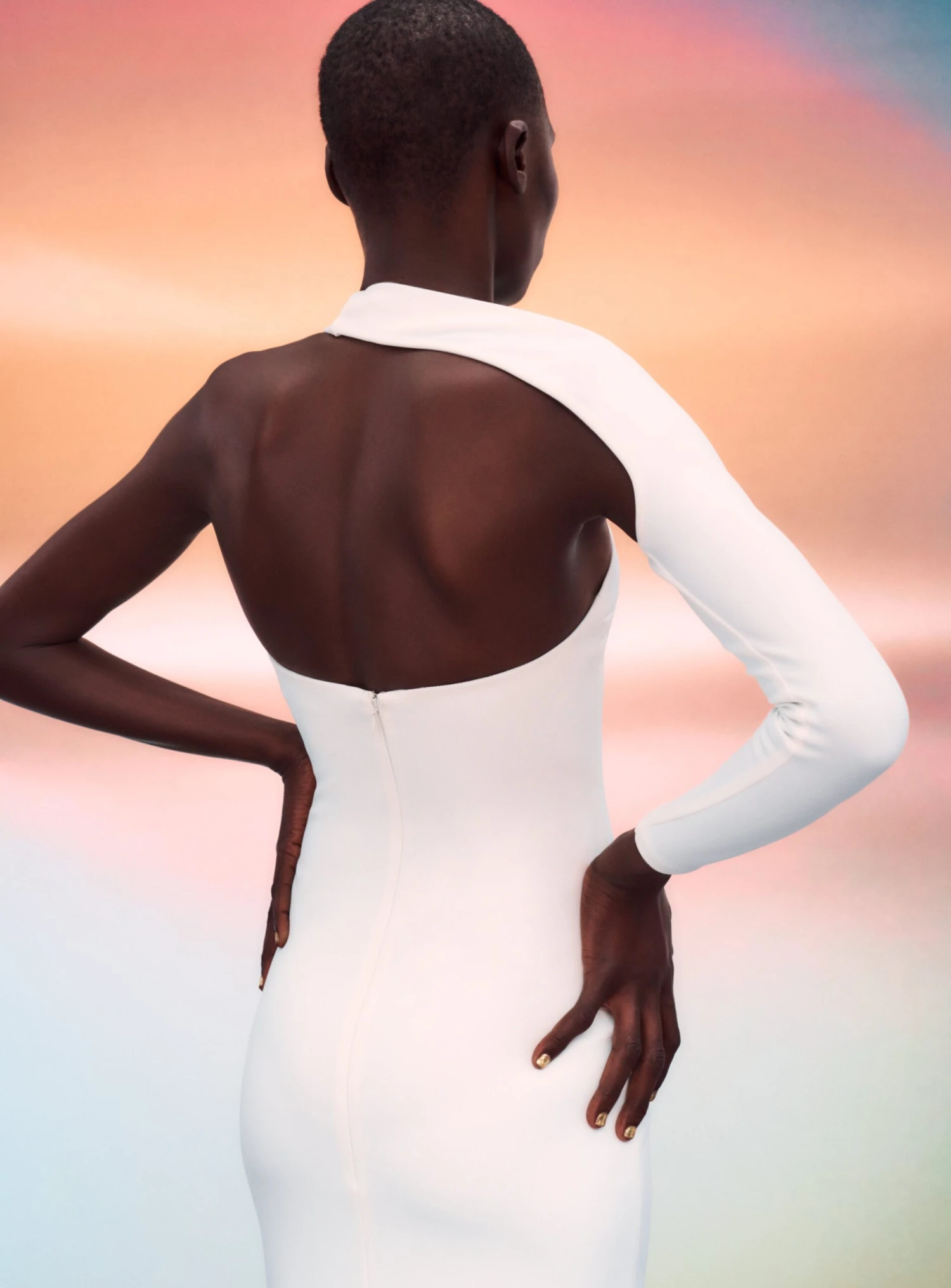 The Saren Maxi Dress In Cream 2 The Saren Maxi Dress In Cream - Image 2