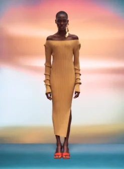 The Loren Maxi Dress In Tan