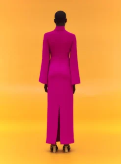 The Lia Maxi Dress In Fuchsia -LARA SALES STORE 02 19 SolaceLondon 01 021 v1 scaled