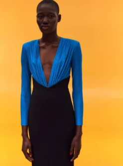 The Lena Maxi Dress In Cerulean Blue 7 The Lena Maxi Dress In Cerulean Blue -LARA SALES STORE 02 19 SolaceLondon 04 049 v1 scaled