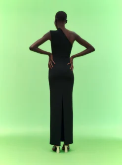 The Krista Maxi Dress In Black -LARA SALES STORE 02 19 SolaceLondon 17 020 v1 scaled