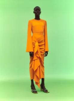 The Giana Skirt In Orange