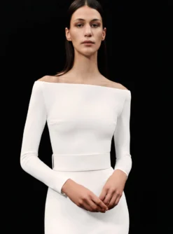 The Sabina Maxi Dress In Cream