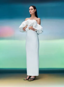 The Elson Maxi Dress In Cream -LARA SALES STORE 05 04 SolaceLondon PF21 06 032 v1 scaled