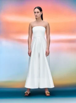 The Alden Jumpsuit In Cream