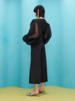 The Nina Trouser In Black -LARA SALES STORE 05 24 SolaceLondon RS22 56 114 v1