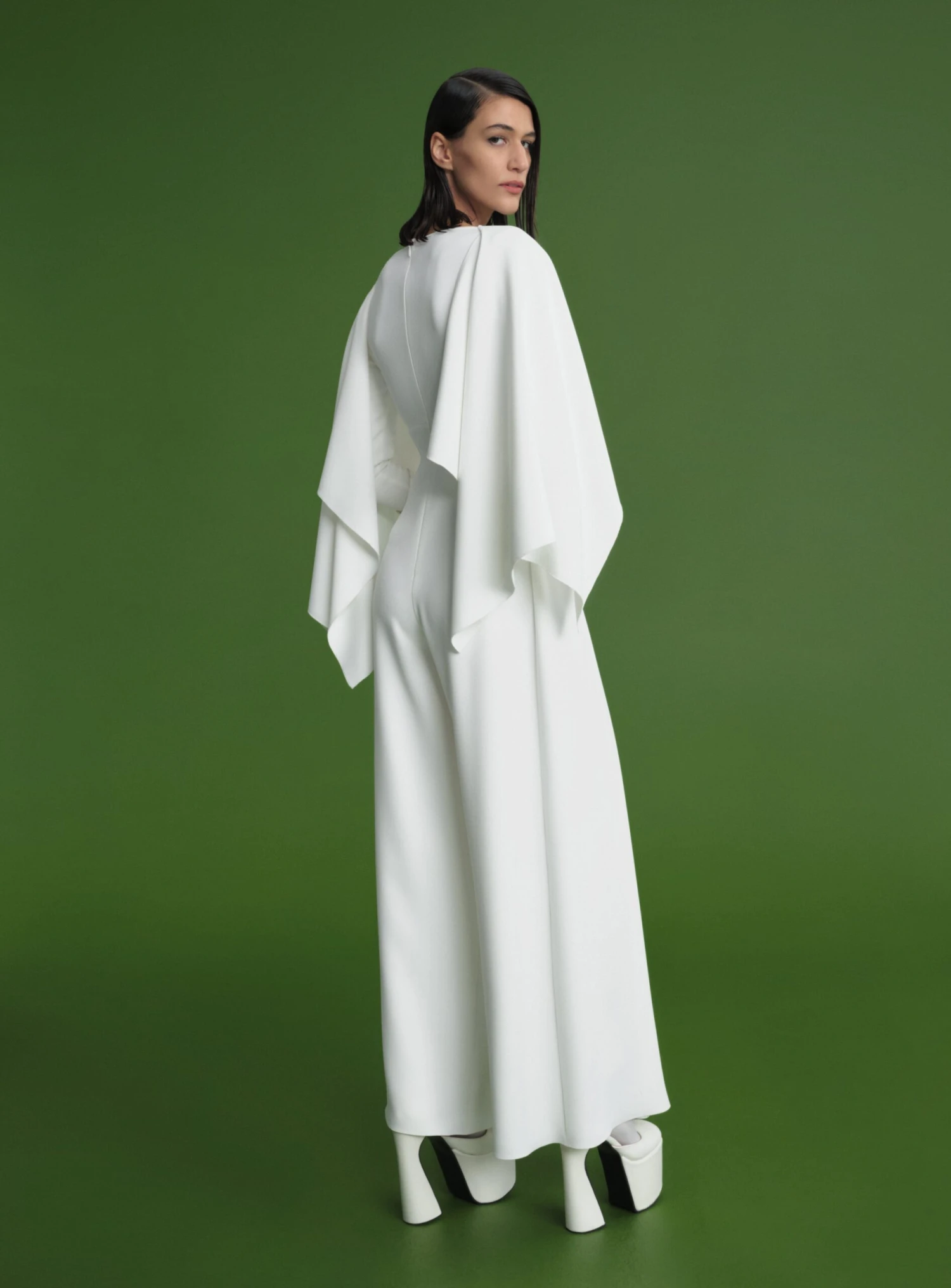 The Lara Jumpsuit In Cream 3 The Lara Jumpsuit In Cream - Image 3