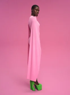 The Tilda Midi Dress In Bubblegum -LARA SALES STORE 211119 SolaceLondon PF22 Look 35 015 v1 scaled