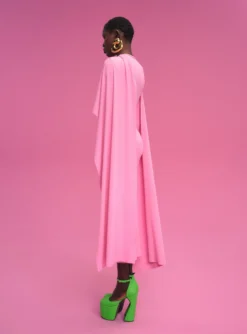 The Tilda Midi Dress In Bubblegum -LARA SALES STORE 211119 SolaceLondon PF22 Look 35 020 v1 scaled