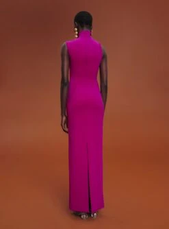 The Yara Maxi Dress In Purple -LARA SALES STORE 211209 SolaceLondon RS22 Look 07 084
