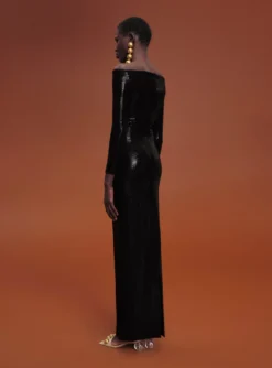 The Ruby Maxi Dress In Black 5 The Ruby Maxi Dress In Black -LARA SALES STORE 211209 SolaceLondon RS22 Look 17 042 scaled