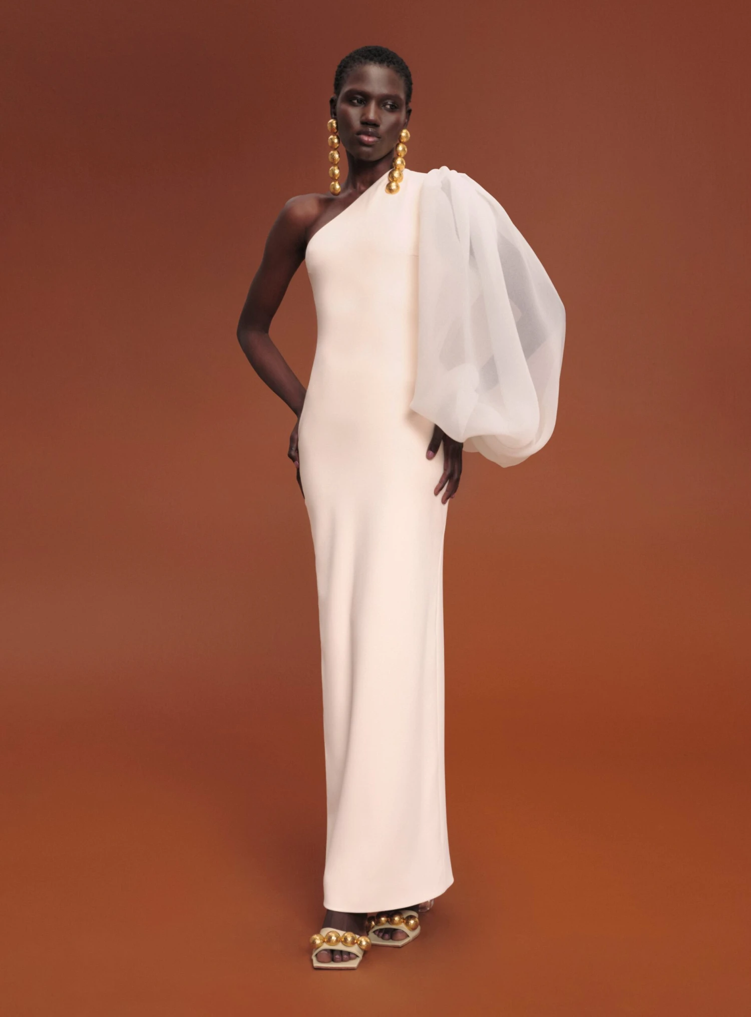 The Hudson Maxi Dress In Ivory 3 The Hudson Maxi Dress In Ivory - Image 3