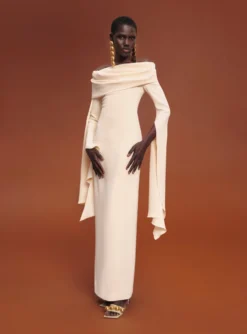 The Arden Maxi Dress In Ivory