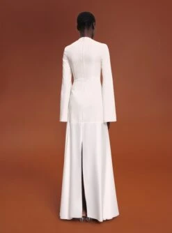 The Storm Maxi Dress In Cream 5 The Storm Maxi Dress In Cream -LARA SALES STORE 211209 SolaceLondon RS22 Look 25 093