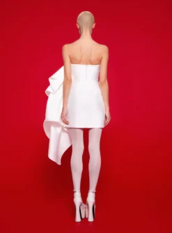 The Elia Mini Dress In Cream -LARA SALES STORE 220120 SolaceLondon FW22 16 047 v1 scaled