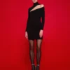 The Rowan Mini Dress In Black