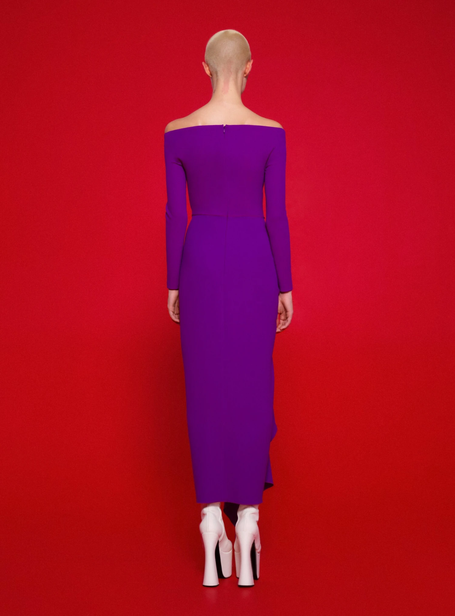 The Lotus Midaxi Dress In Purple 3 The Lotus Midaxi Dress In Purple - Image 3