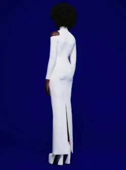 The Ares Maxi Dress In Cream -LARA SALES STORE 220121 SolaceLondon FW22 35 015 v1 scaled