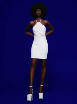The Kami Mini Dress In Cream -LARA SALES STORE 220121 SolaceLondon FW22 42 033 v1 scaled