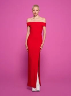 The Martina Maxi Dress In Red