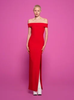 The Martina Maxi Dress In Red