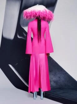 The Storm Maxi Dress In Hot Pink -LARA SALES STORE 220210 SolaceLondon SS22 06 125 v1