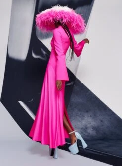 The Storm Maxi Dress In Hot Pink -LARA SALES STORE 220210 SolaceLondon SS22 06 149 v1