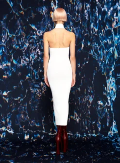 The Heloise Midi Dress In Cream -LARA SALES STORE 220211 SolaceLondon SS22 19 088 v1 scaled