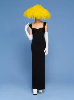 The Calluna Maxi Dress In Black -LARA SALES STORE 220211 SolaceLondon SS22 25 001 v1