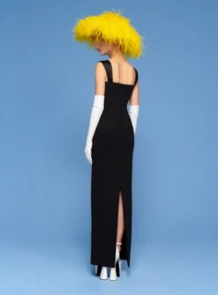 The Calluna Maxi Dress In Black -LARA SALES STORE 220211 SolaceLondon SS22 25 167 v1