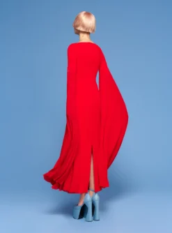 The Grace Maxi Dress In Red -LARA SALES STORE 220211 SolaceLondon SS22 27 293 v1 scaled