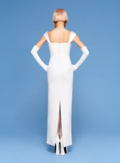 The Calluna Maxi Dress In Cream -LARA SALES STORE 220211 SolaceLondon SS22 29 055 v1 scaled