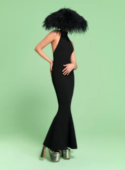 The Lula Midi Dress In Black