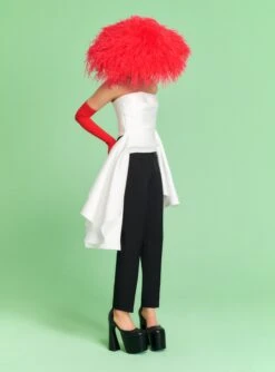 The Terrin Jumpsuit In Cream & Black -LARA SALES STORE 220407 SolaceLondon RS23 03 065 R1