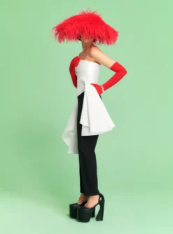 The Terrin Jumpsuit In Cream & Black