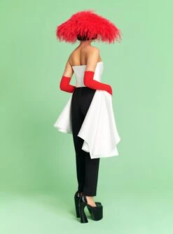 The Terrin Jumpsuit In Cream & Black -LARA SALES STORE 220407 SolaceLondon RS23 03 122 R1