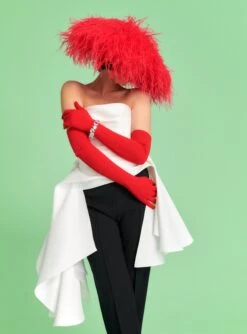 The Terrin Jumpsuit In Cream & Black -LARA SALES STORE 220407 SolaceLondon RS23 03 134 R1