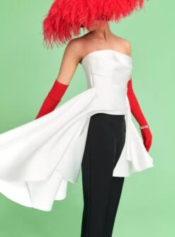 The Terrin Jumpsuit In Cream & Black -LARA SALES STORE 220407 SolaceLondon RS23 03 147 R1