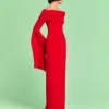 The Arden Maxi Dress In Red