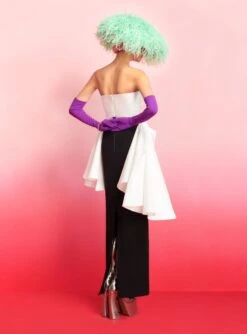 The Darra Maxi Dress In Cream & Black -LARA SALES STORE 220408 SolaceLondon RS23 19 050 R1