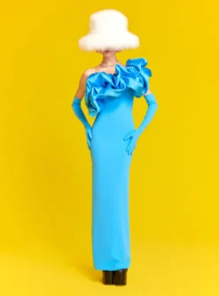 The Ellis Maxi Dress In Blue