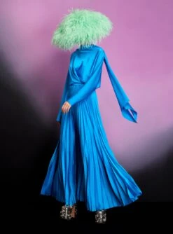 The Henley Skirt In Blue 7 The Henley Skirt In Blue -LARA SALES STORE 220411 SolaceLondon RS23 50 037 R1