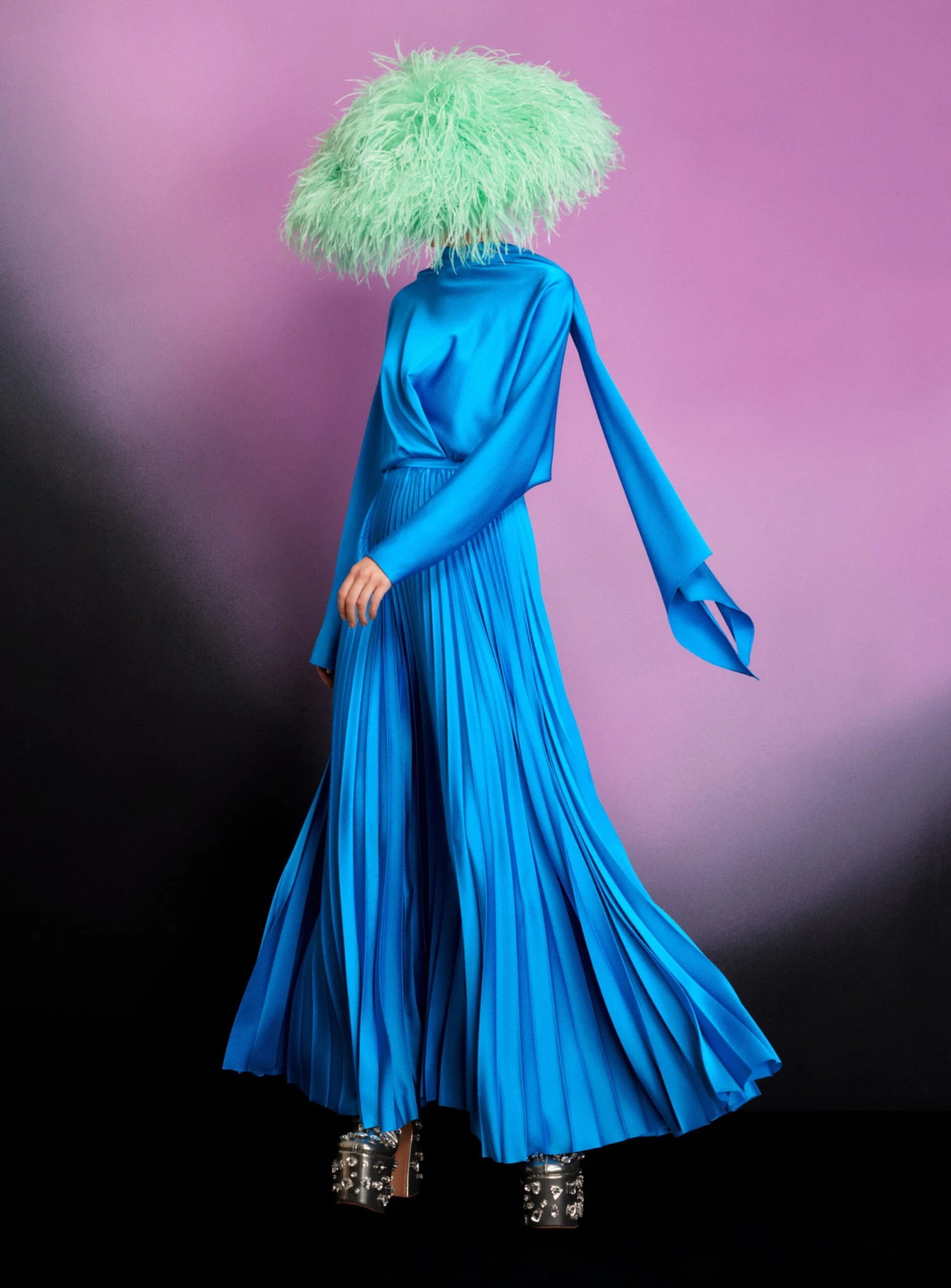 The Henley Skirt In Blue 3 The Henley Skirt In Blue - Image 3