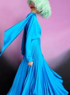 The Henley Skirt In Blue 8 The Henley Skirt In Blue -LARA SALES STORE 220411 SolaceLondon RS23 50 112 R1