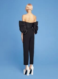The Kasey Jumpsuit In Black -LARA SALES STORE 220425 SolaceLondon PF22 18 065 R1