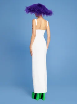 The Joni Maxi Dress In Cream -LARA SALES STORE 220425 SolaceLondon PF22 23 095 R1 scaled