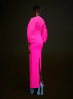 The Allegra Maxi Dress In Hot Pink -LARA SALES STORE 220714 SolaceLondon SS23 02 062 R1 scaled